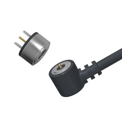 8.0mm Magnetic Cable Connector 3A 2 Pin Pogo Pin Charger Circular For Heated Gloves