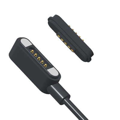 5Pin Custom Rectangle Male And Female Magnetic Cable Connector On Electronic Product